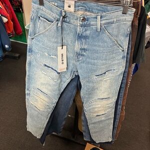 Men’s G-Star Jeans 5620 3D Skinny SZ 31/30 New NWT Retail $230 Blue Denim